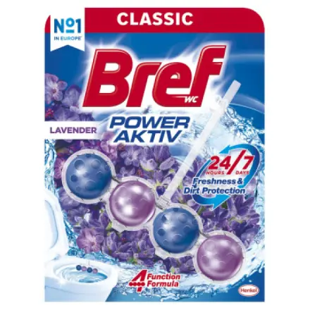 WC blok Bref Deluxe - levandule, 50 g