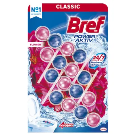 Bref Power Aktiv WC závěs 4x50g Flowers