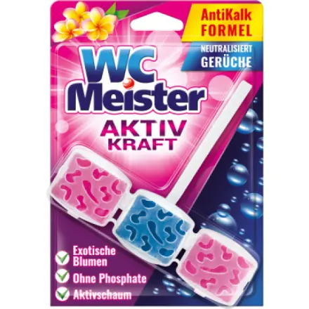 WC Meister Aktiv Kraft závěska do WC Exotické květy 45 g