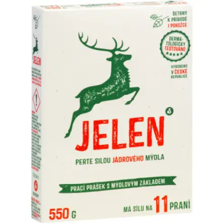 Jelen Prací prášek s mýdlovým základem 11 pd 0,55 kg