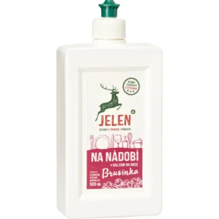 Jelen Prostředek na mytí nádobí brusinka 500 ml