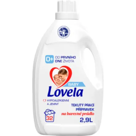 Lovela Baby tekutý prací přípravek na barevné prádlo 2,9l 32 PD
