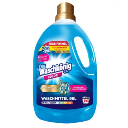 Gel na praní Waschkönig Color – 110 dávek, 3,305 l
