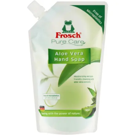 Tekuté mýdlo Frosch - aloe vera, náhradní náplň, 500 ml