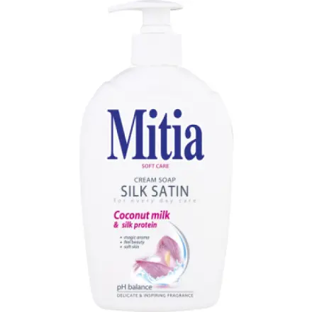 Tekuté mýdlo Mitia - silk satin, 500 ml