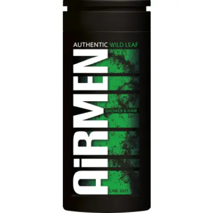 Authentic Toya Aroma Authentic Airmen Wild Leaf sprchový gel & šampon, 400 ml
