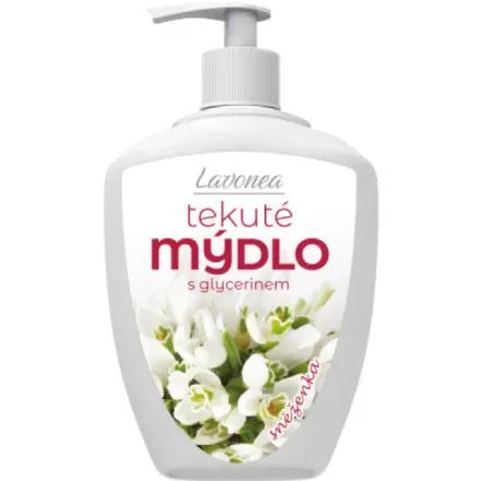Lavon tekuté mýdlo s pumpičkou 500 ml - sněženka (bílé)