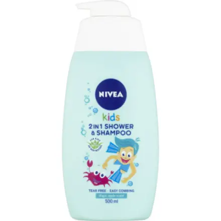 Nivea Kids Magic Apple Scent dětský sprchový gel, šampon a kondicionér 3 v 1 500 ml