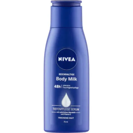 Beiersdorf Nivea Body Milk výživné tělové mléko, 75 ml
