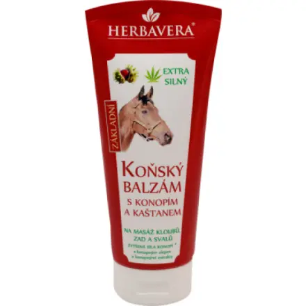 Herbavera Koňský balzám s konopím, 200 ml