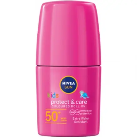 Nivea Sun Kids OF 50+ Protect & Play růžové dětské mléko na opalování, 50 ml