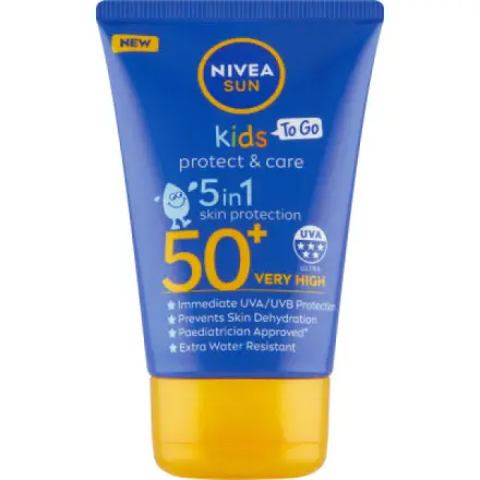 Beiersdorf Nivea Sun Protect & Care OF 50+ dětské kapesní mléko na opalování, 50 ml