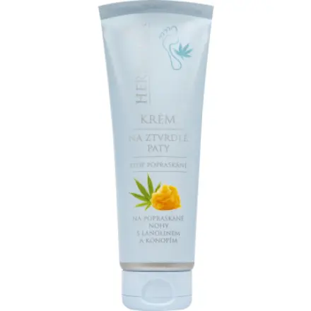 Herbavera krém na ztvrdlé paty s lanolinem a konopím, 120 ml