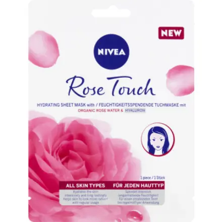 Nivea Rose touch hydratační pleťová maska