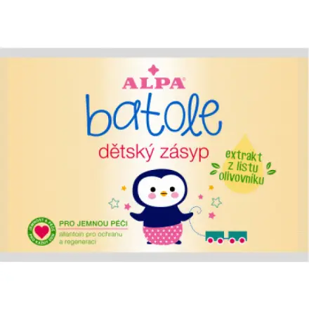 ALPA Batole dětský zásyp s extraktem olivovníku sáček 100 g