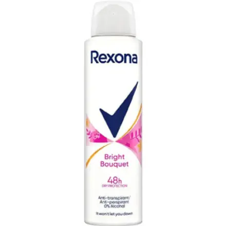 Rexona Bright Bouquet dámský antiperspirant, deosprej 150 ml