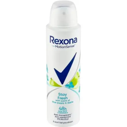 Rexona Blue Poppy & Apple antiperspirant, deosprej 150 ml
