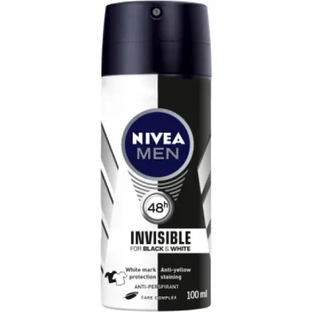 Nivea Men Black & White Invisible Original antiperspirant, 100 ml