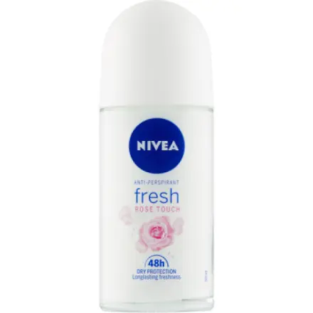 Beiersdorf Nivea Fresh Rose Touch Kuličkový roll-on antiperspirant, 50 ml