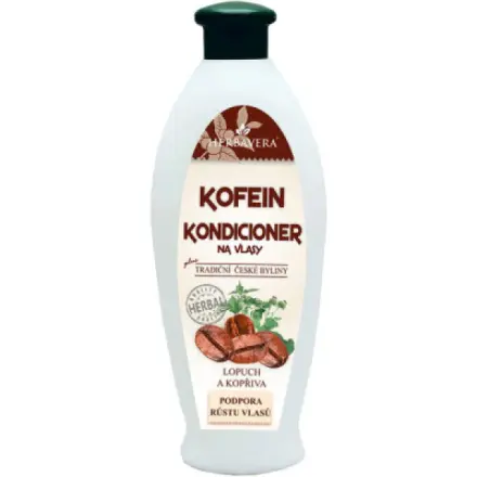 Herbavera kondicioner na vlasy s kofeinem, 550 ml
