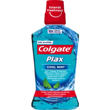 COLGATE Plax Ústní voda bez alkoholu Cool Mint 500 ml