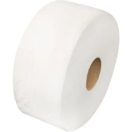 Bm Plus Jumbo 2vrstvý toaletní papír bílý, šířka role 280 mm, návin role 257 m, 1 role
