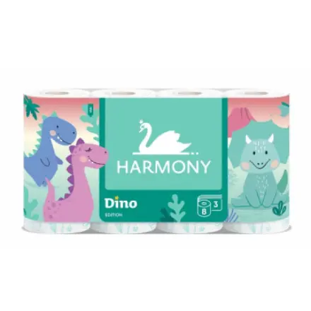 Toaletní papír HARMONY Dino Edition (8 ks)