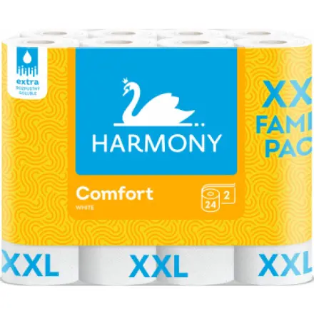 SHP Group Harmony Comfort XXL 2vrstvý toaletní papír, 24 rolí, 18,2 m role