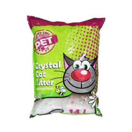 Silica Happy Cool Pet Meadow Fresh silikonové stelivo s vůní, 14 l