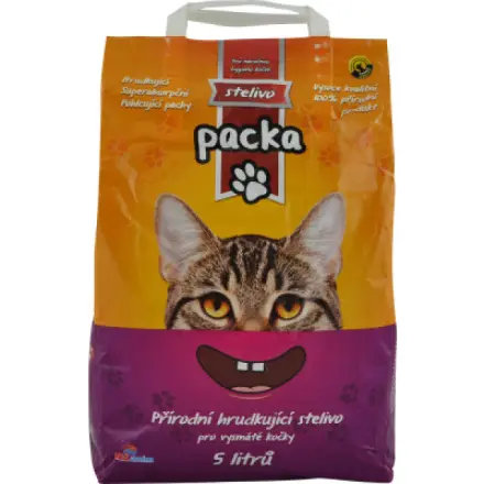 BALANIM Packa přírodní hrudkující stelivo pro domácí mazlíčky, 5 l