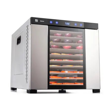 Sušička ovoce G21 Mistral, nerez, MST-1000W
