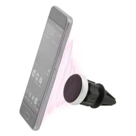 Compass Držák telefonu magnetický do mřížky ROUND black-silver, 06263
