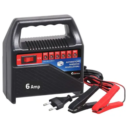 Compass Nabíječka 6Amp 6/12V TÜV/GS/CE, 07136
