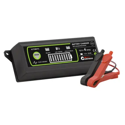 Compass Nabíječka mikroprocesor 4Amp 12V PB/GEL/AGM/LiFePO4, 07145