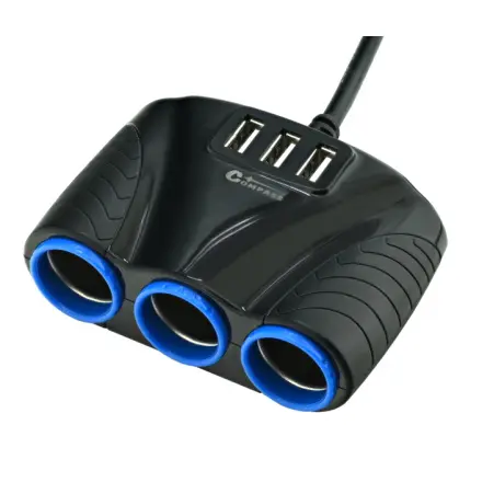 Compass Roztrojka + 3x USB, 07433
