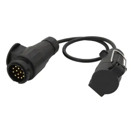 Kabel redukční 0,6m 13pólů zástrčka - 7pólů zásuvka COMPASS 07456