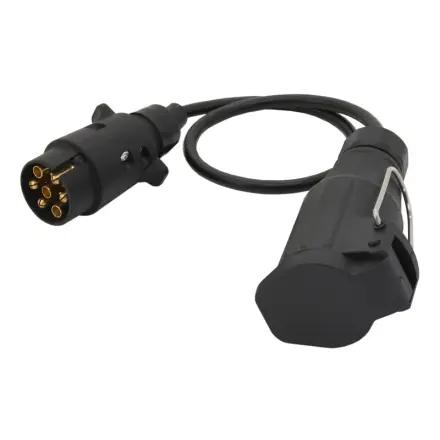 Kabel redukční 0,6m 7pólů zástrčka - 13pólů zásuvka COMPASS 07457