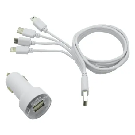 Compass Nabíječka telefonu 12V 2,1A (Iphone, miniUSB, microUSB, USB-C), 07680