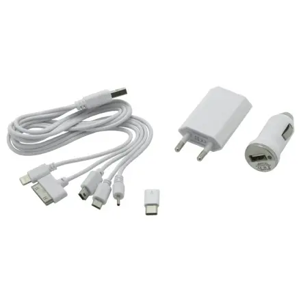 Compass Nabíječka telefonu 230/12V 2,1A (Iphone, miniUSB, microUSB, USB-C), 07681