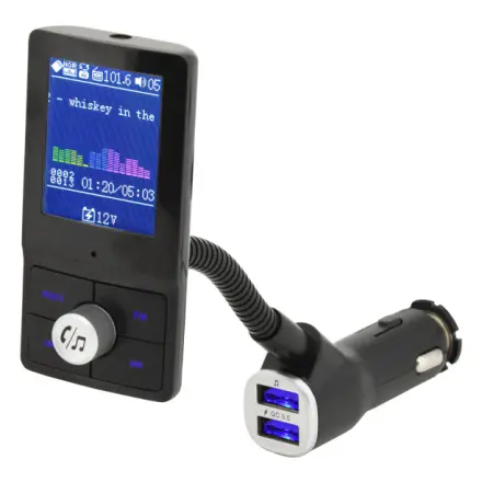 Compass Hands free FM transmitter LCD COLOR, 07722