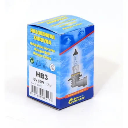 Compass Žárovka 12V  HB3  60W P20d box, 08413
