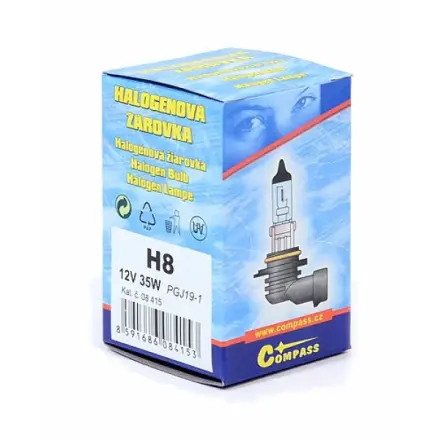 Compass Žárovka 12V  H8  35W PGJ19-1 box, 08415