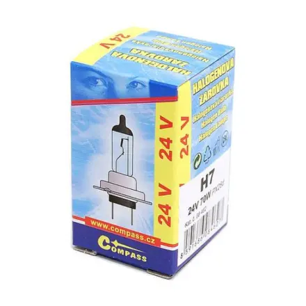 Compass Žárovka 24V  H7  70W PX26d box, 08462
