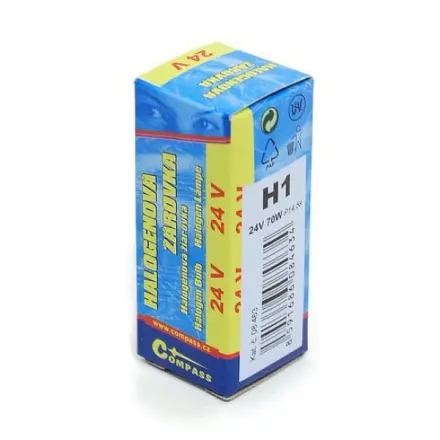 Compass Žárovka 24V  H1  70W P14,5s box, 08463