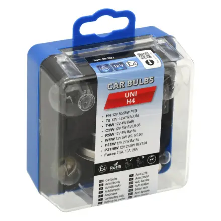 Compass Žárovky servisní box univerzální H4, 08502