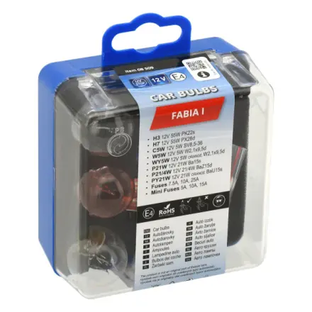 Compass Žárovky servisní box ŠKODA FABIA I., 08509