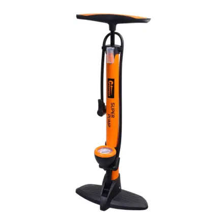 Compass Hustilka ruční 530 x 38mm SUPER PUMP s manometrem, oranžová 09148