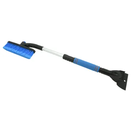 Compass Škrabka s košťátkem BLUE teleskopická skládací  55 - 80cm, 10322