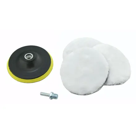 Compass Leštící kotouče sada 3ks s unašečem 12cm, 10370