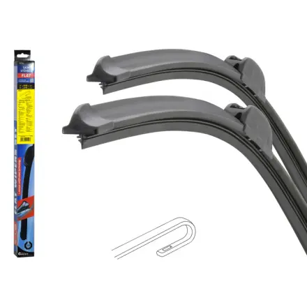 Compass Stěrače FLAT SET (HOOK) 610+410mm, 10449